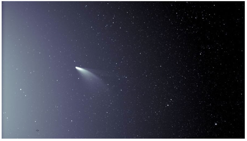 Comet NEOWISE that won’t be back for 6800 years is visible in the evening sky now in the Northern Hemisphere