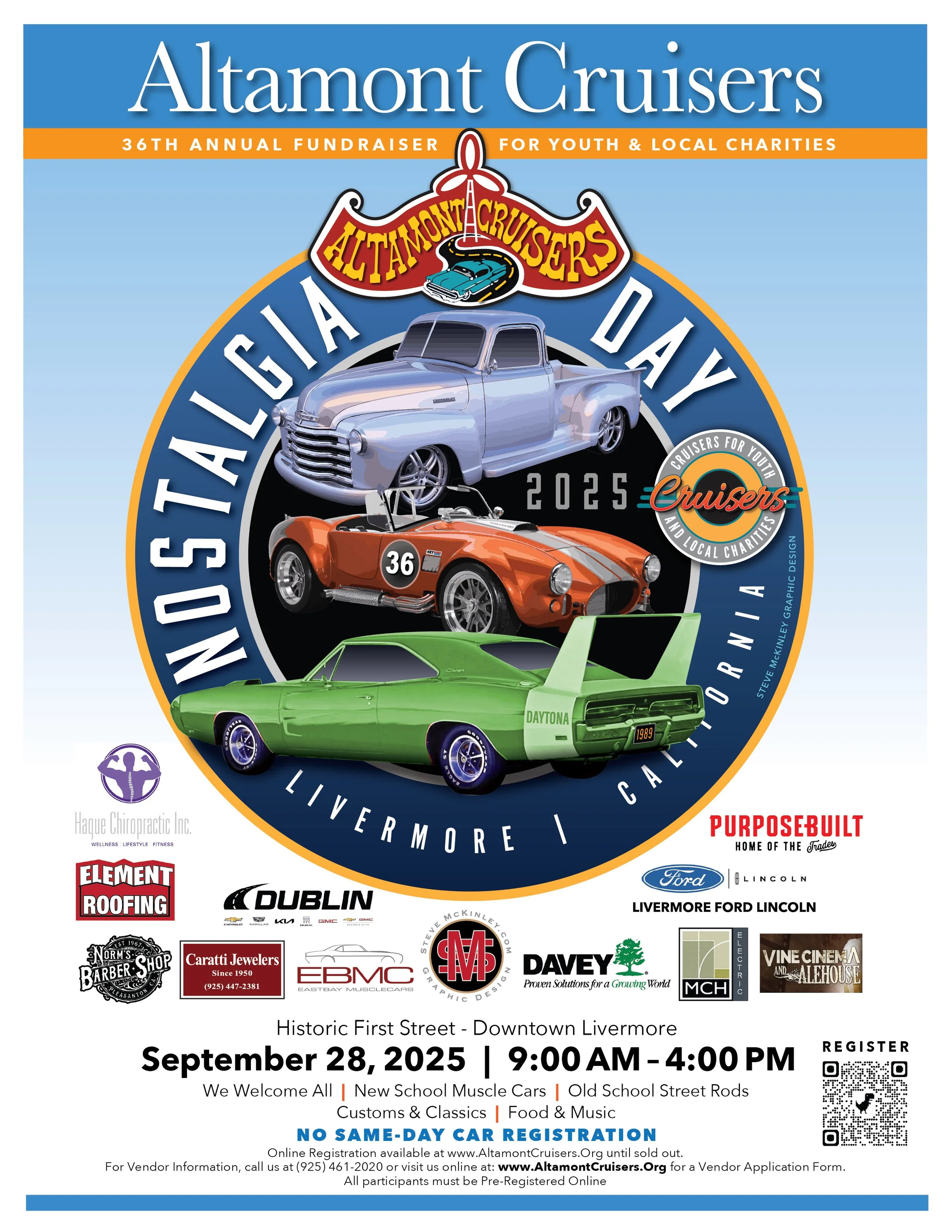 36th Annual - Altamont Cruisers Nostalgia Day Care Show