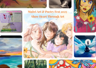 Maitri Art and Poetry Display