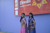 Models Sindhu Ravuri and Raveena Panja