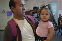 One-year-old Pranaya, Waiting for the fun to begin!